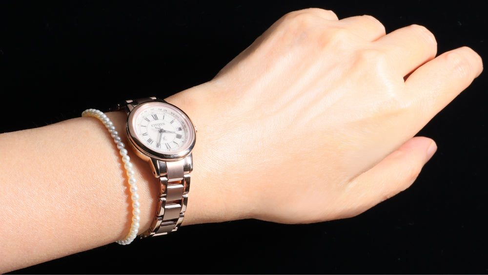 自分の目で見て美しさを感じていただける真珠ブレスレット