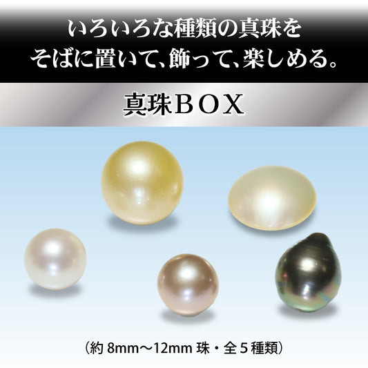 真珠ＢＯＸ（約8mm-12mm珠・全５種類）