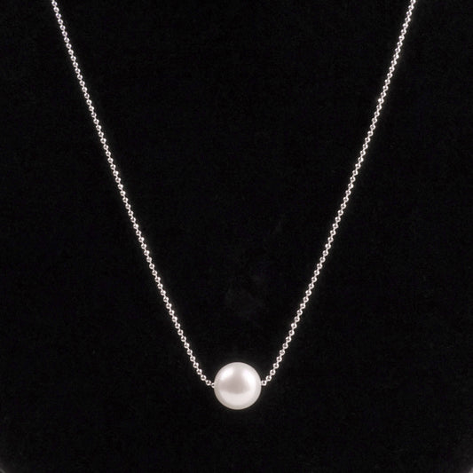 花珠真珠 約7.5mm珠 スルーペンダント